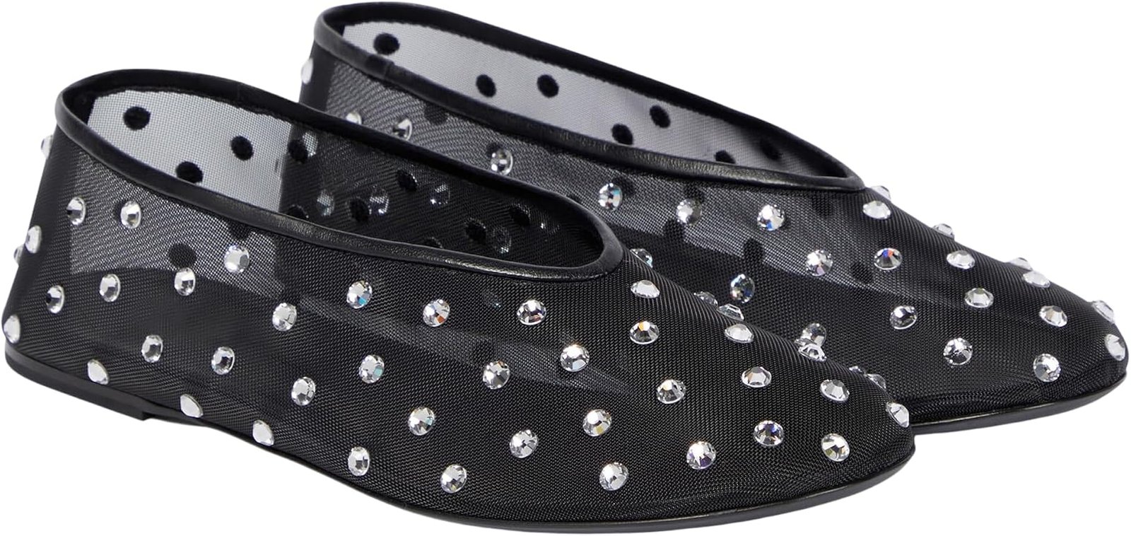 Crystal Accent Ballet Flats