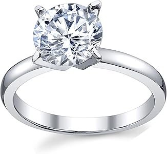 Giani Bernini Sterling Silver Cubic Zirconia Solitaire Ring