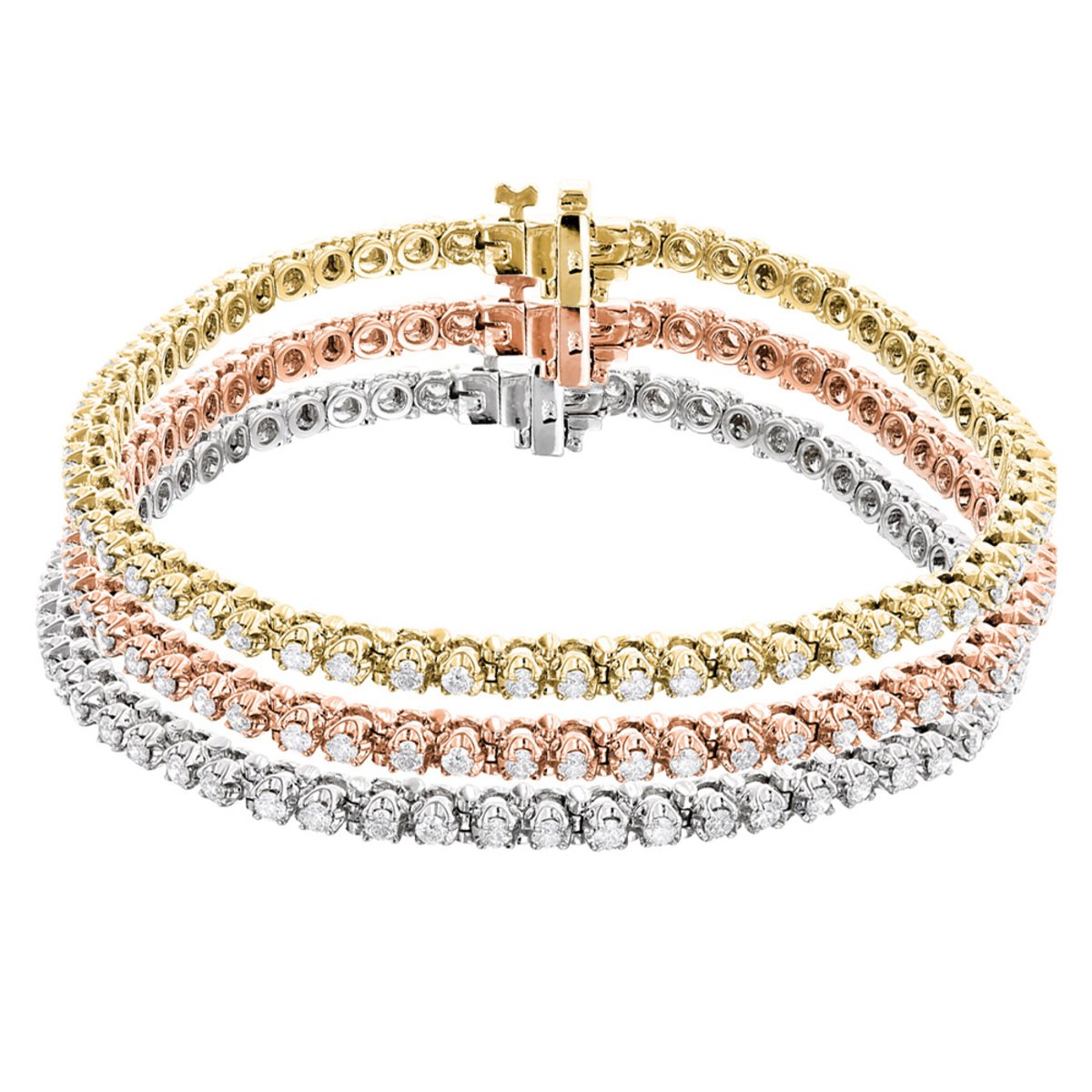 Rose Gold Tennis Chain Bracelet