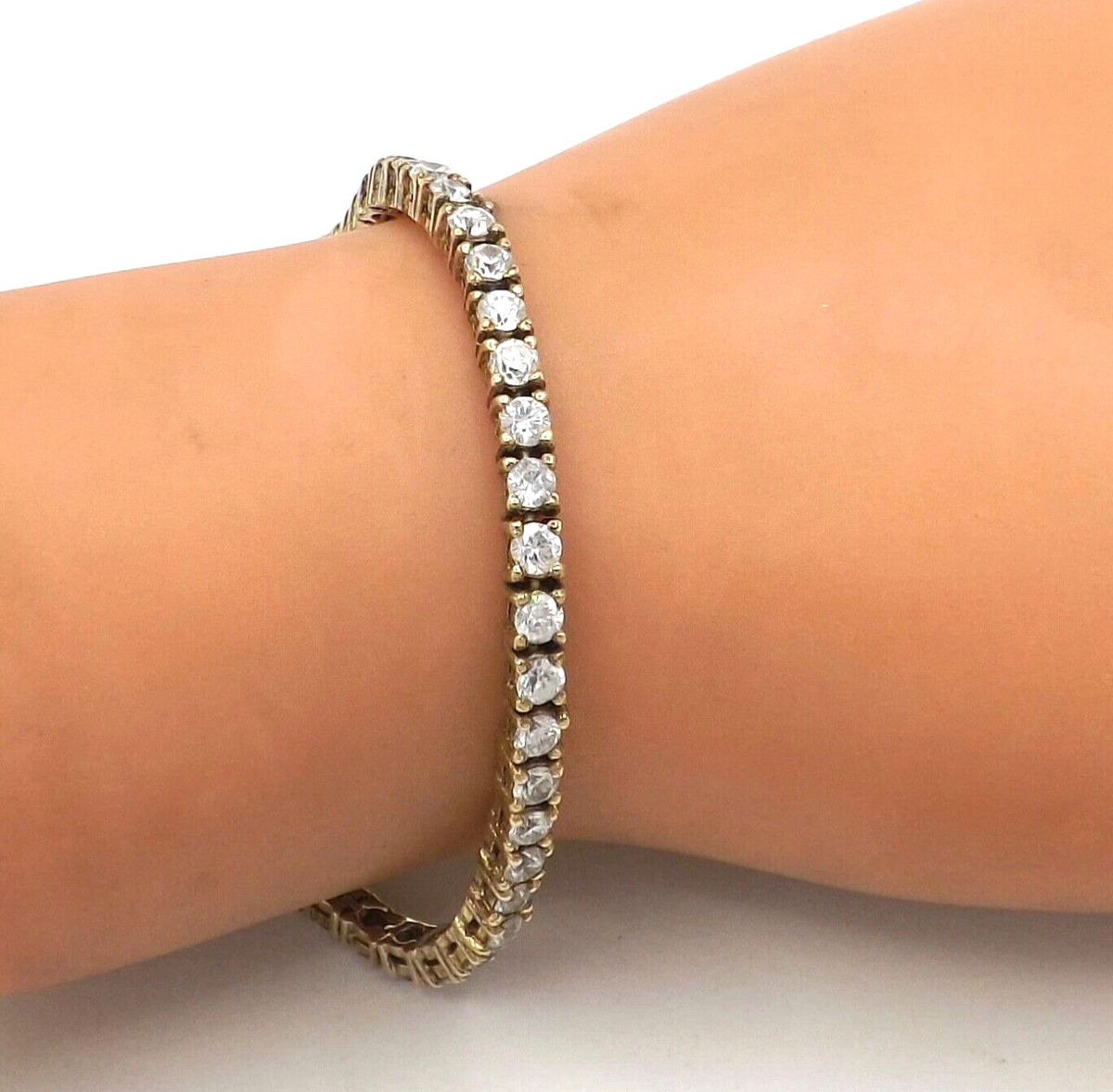 Sterling Silver Cubic Zirconia Tennis Bracelet